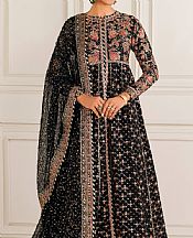 Baroque Black Chiffon Suit- Pakistani Chiffon Dress