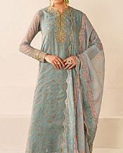 Baroque Summer Green Chiffon Suit- Pakistani Chiffon Dress