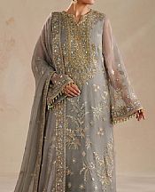 Baroque Grey Chiffon Suit- Pakistani Chiffon Dress