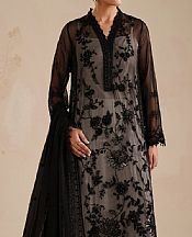 Baroque Black Chiffon Suit- Pakistani Designer Chiffon Suit