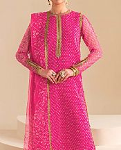 Baroque Hot Pink Chiffon Suit- Pakistani Chiffon Dress