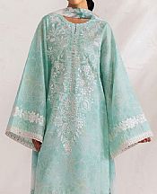 Baroque Aqua Lawn Suit- Pakistani Designer Lawn Suits