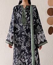 Baroque Black Lawn Suit- Pakistani Lawn Dress