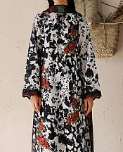 Baroque White/Black Lawn Suit- Pakistani Lawn Dress