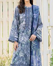 Baroque Blue Lawn Suit- Pakistani Lawn Dress