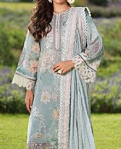 Baroque Sky Blue Lawn Suit- Pakistani Designer Lawn Suits