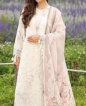 Baroque Off-white Lawn Suit- Pakistani Lawn Dress