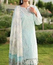 Baroque Aqua Lawn Suit- Pakistani Lawn Dress