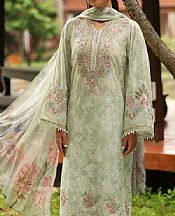 Baroque Mint Green Lawn Suit- Pakistani Lawn Dress