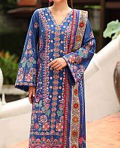 Baroque Blue Lawn Suit- Pakistani Lawn Dress