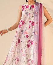 Baroque Off-white Lawn Suit- Pakistani Designer Lawn Suits
