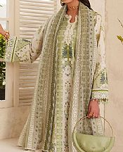 Baroque Light Green Lawn Suit- Pakistani Lawn Dress