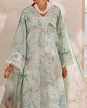 Baroque Turquoise Lawn Suit- Pakistani Lawn Dress