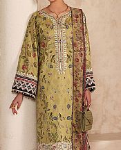 Baroque Green Lawn Suit- Pakistani Designer Lawn Suits