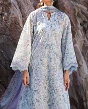 Baroque Off White Lawn Suit- Pakistani Designer Lawn Suits