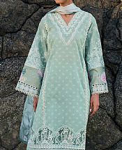 Baroque Summer Green Lawn Suit- Pakistani Lawn Dress