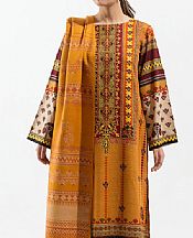 Orange Khaddar Suit