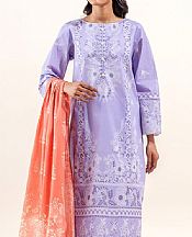Beechtree Light Pastel Purple Lawn Suit- Pakistani Designer Lawn Suits