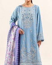Beechtree Carolina Blue Lawn Suit- Pakistani Lawn Dress