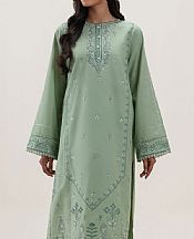 Beechtree Spanish Green Lawn Suit (2 Pcs)- Pakistani Lawn Dress
