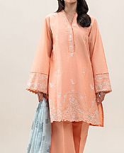 Beechtree Peach Lawn Suit- Pakistani Designer Lawn Suits