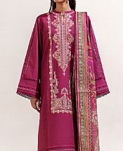 Beechtree Hot Pink Lawn Suit (2 Pcs)- Pakistani Designer Lawn Suits