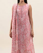 Beechtree Sea Pink/Off White Lawn Suit- Pakistani Designer Lawn Suits