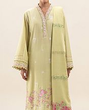 Beechtree Thistle Green Lawn Suit- Pakistani Lawn Dress