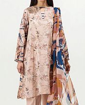 Ivory Lawn Suit (2 Pcs)- Pakistani Lawn Dress