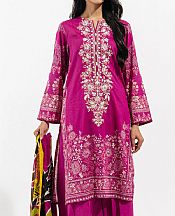 Beechtree Shocking Pink Lawn Suit (2 Pcs)- Pakistani Lawn Dress