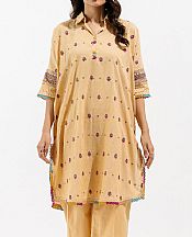 Beechtree Sand Gold Lawn Kurti- Pakistani Designer Lawn Suits
