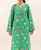 Beechtree Green Lawn Suit (2 pcs)- Pakistani Lawn Dress