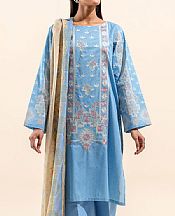 Beechtree Moonstone Blue Lawn Suit- Pakistani Lawn Dress