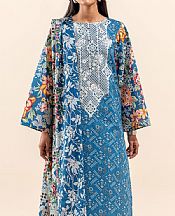 Beechtree Mid Blue Lawn Suit- Pakistani Designer Lawn Suits