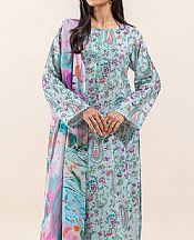 Beechtree Pale Aqua Lawn Suit- Pakistani Designer Lawn Suits