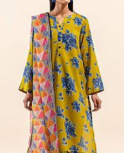 Beechtree Mustard Lawn Suit- Pakistani Lawn Dress