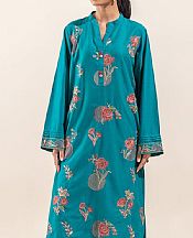 Beechtree Teal Blue Lawn Suit (2 pcs)- Pakistani Designer Lawn Suits