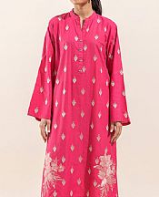 Beechtree Cerise Pink Lawn Suit (2 pcs)- Pakistani Lawn Dress