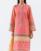 Beechtree Pink/Coral Khaddar Suit- Pakistani Winter Dress