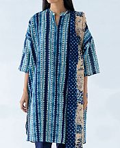 Navy Blue Khaddar Suit (2 Pcs)