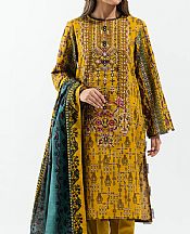 Mustard Khaddar Suit- Pakistani Winter Clothing