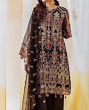 Beechtree Black Net Suit- Pakistani Chiffon Dress