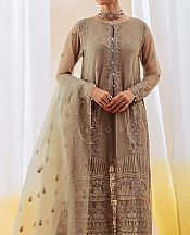 Beechtree Grey Organza Suit- Pakistani Chiffon Dress