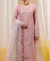 Beechtree Baby Pink Organza Suit- Pakistani Designer Chiffon Suit