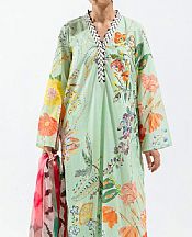 Beechtree Light Green Lawn Suit- Pakistani Designer Lawn Suits