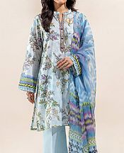 Beechtree Pale Aqua Lawn Suit- Pakistani Designer Lawn Suits