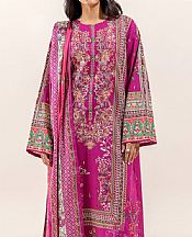 Beechtree Green Lawn Suit (2 pcs)- Pakistani Lawn Dress