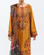 Beechtree Mustard Orange Naps Suit- Pakistani Winter Clothing