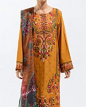 Mustard Orange Naps Suit