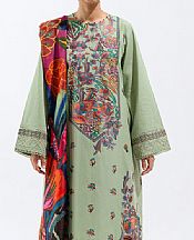 Beechtree Mint Green Naps Suit- Pakistani Winter Dress